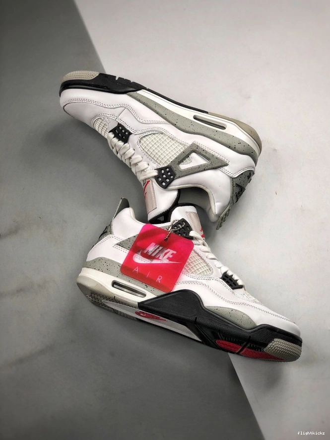 Cement 4 Jordan 840606-192 (nike) Air OG White 0901